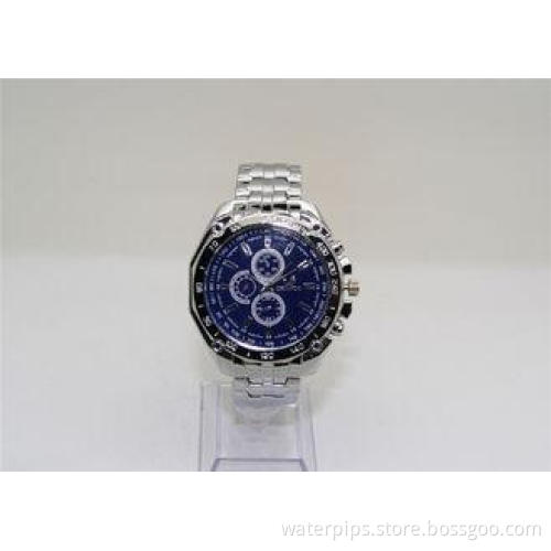 Zinc alloy Round Business Men Quartz Watch with bezel SR62